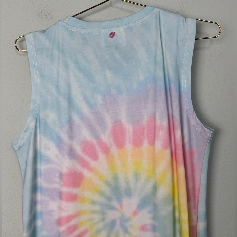Sparkle City Tiger Embellished Sequin Tie Dye Tank Dress Size Large LSU Tigers - Picture 9 of 15